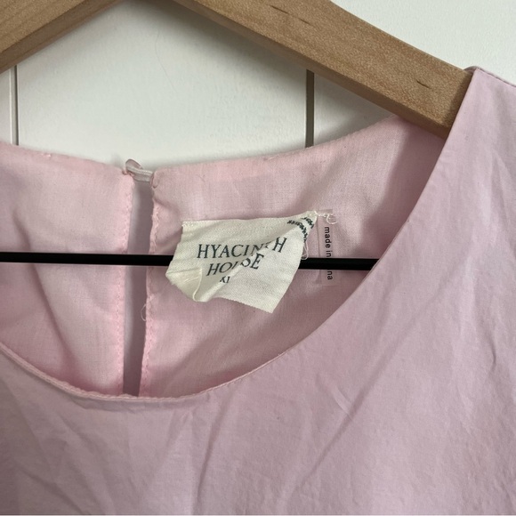 Tuckernuck Hyacinth House Pink Puff Sleeve Mini Dress - Picture 2 of 3